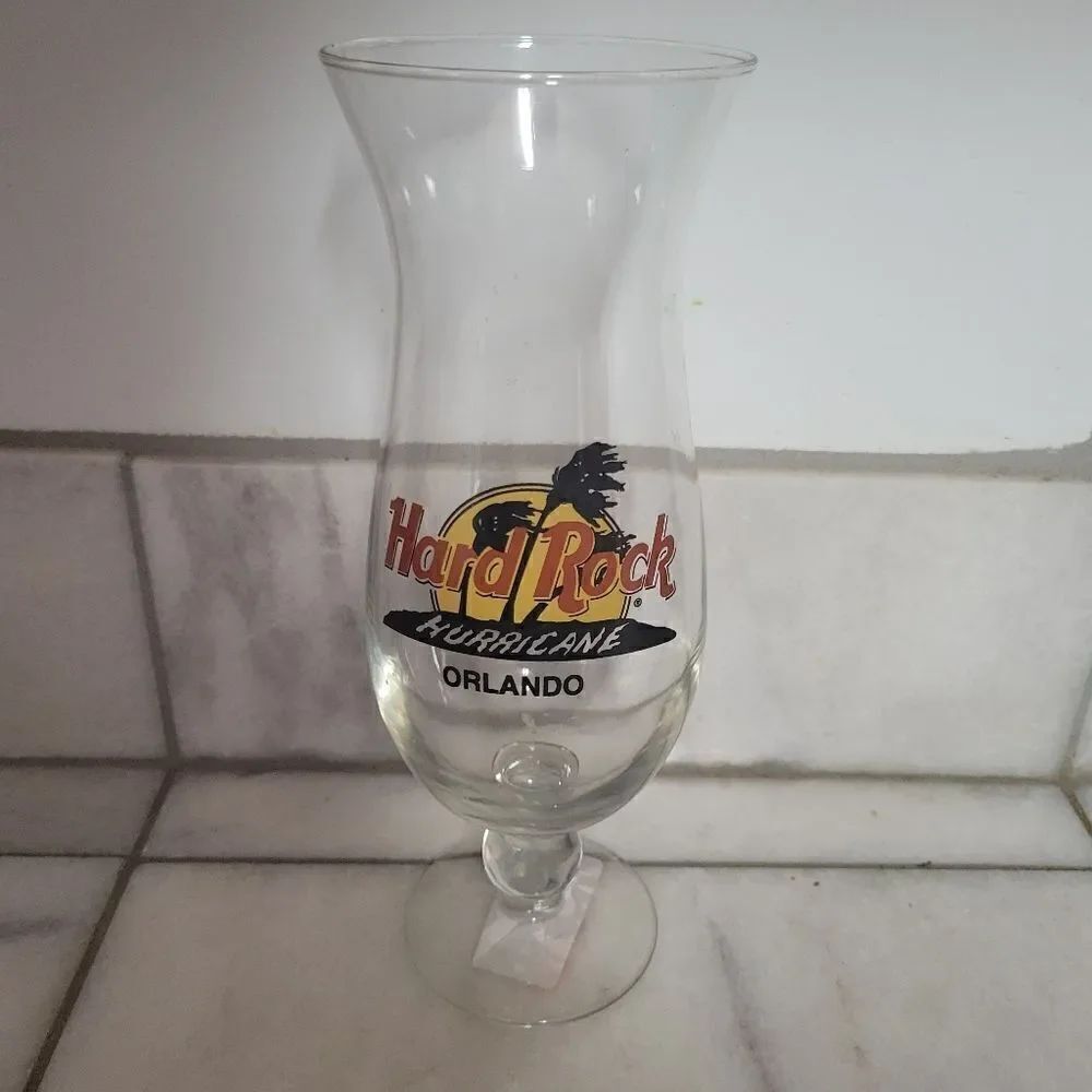 HARD ROCK CAFE ORLANDO Hurricane Glass (Original Edition)